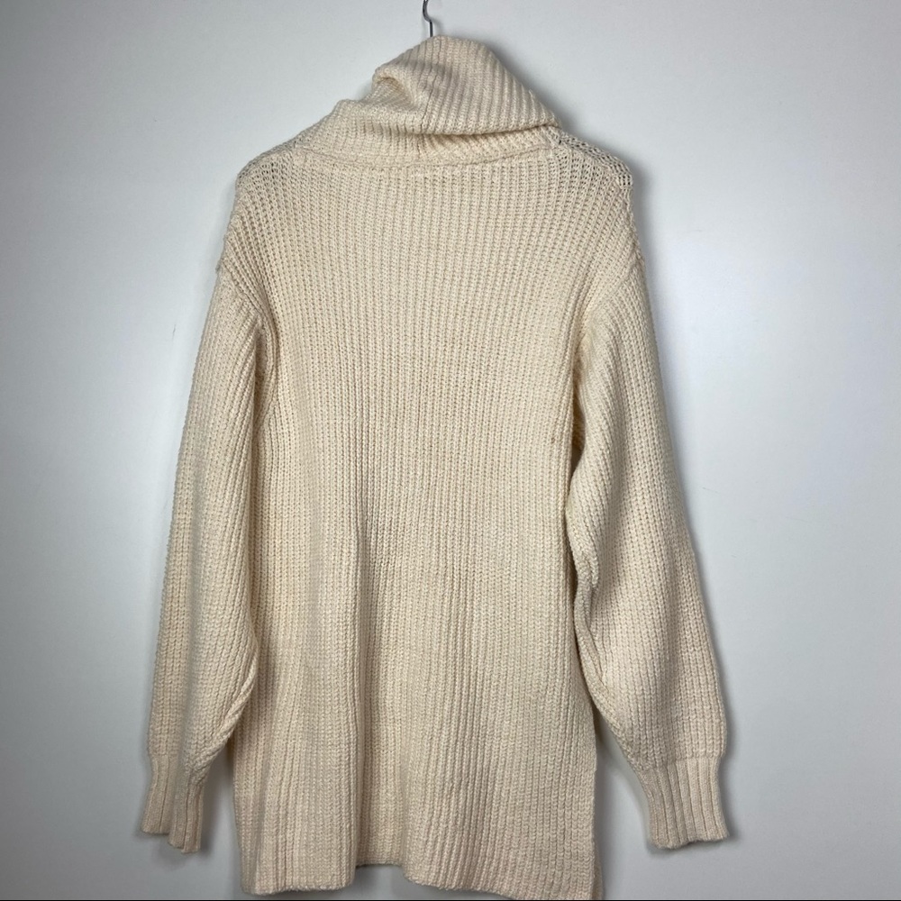Free people eleven knit cream turtleneck sweater - Picture 7 of 9